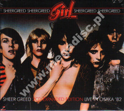GIRL - Sheer Greed / Live In Osaka '82 (2CD) - UK Hear No Evil Expanded Digipack Edition - POSŁUCHAJ