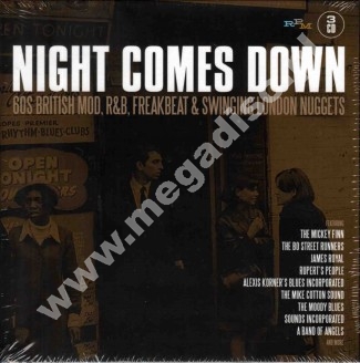 VARIOUS ARTISTS - NIGHT COMES DOWN - 60s British Mod, R&B, Freakbeat & Swinging London Nuggets (3CD BOX) - UK RPM Edition