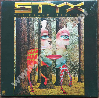 STYX - Grand Illusion - US A&M 1977 1st Press (+POSTER) - NEAR MINT VINTAGE VINYL