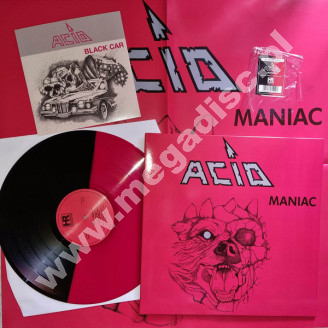 ACID - Maniac (LP + SINGIEL 7'') - GER High Roller COLOURED Limited Press