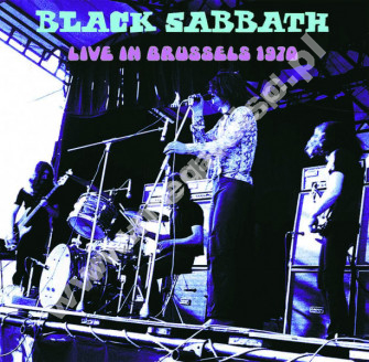 BLACK SABBATH - Live In Brussels 1970 - FRA Verne Limited RED VINYL Press - VERY RARE