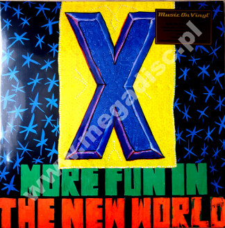 X - More Fun In The New World - EU Music On Vinyl BLUE VINYL Limited Press
