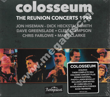 COLOSSEUM - The Reunion Concerts 1994 (2CD+DVD) - UK Repertoire Remastered Edition