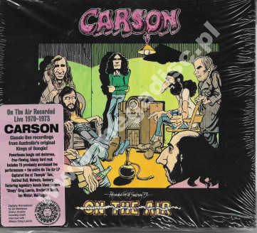 CARSON -On The Air: Recorded Live 1970–1973 (2 CD) - Aztec Records Edition