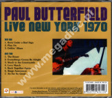 PAUL BUTTERFIELD - Live New York 1970 (2CD) - UK Edition - UNIKALNY CD - POSŁUCHAJ