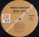 PROCOL HARUM - Broken Barricades - US A&M ('olive') 1971 1st Press - NEAR MINT VINTAGE VINYL
