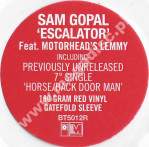 SAM GOPAL - Escalator (LP + SINGIEL 7'') - UK Morgan Blue Town RED VINYL 180g Press - POSŁUCHAJ - OSTATNIA SZTUKA