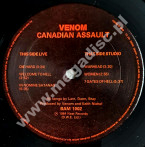 VENOM - Canadian Assault MINI LP - CAN Banzai 1985 1st Press - NEAR MINT VINTAGE VINYL