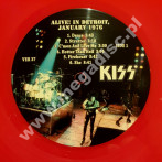 KISS - Alive! In Detroit, January 1976 (2LP) - FRA Verne RED VINYL Limited Press - VERY RARE