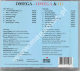 OMEGA – Omega (1973) + III (1974) (2CD) - GER MIG Music Edition - POSŁUCHAJ